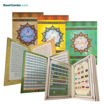 قلم قرآنی بصیر 8 گیگ BSR280 | بسته 10 (درشت خط) با قرآن 1208 صفحه و منتخب مفاتیح - Image 5